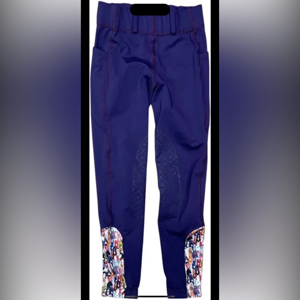 Kids Purple Riding Pants OVATION